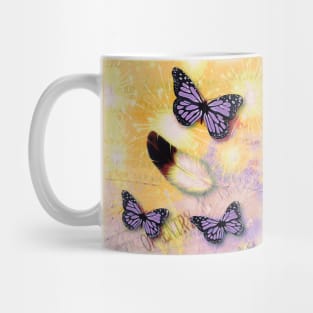 The Concept of Time, Butterflies and Birds Mug